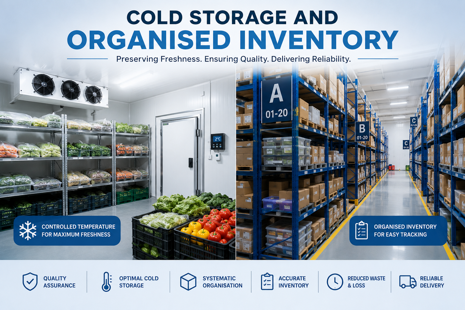 Cold storage racks
